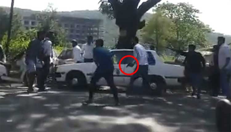 Viral video of dehradun students fight in road